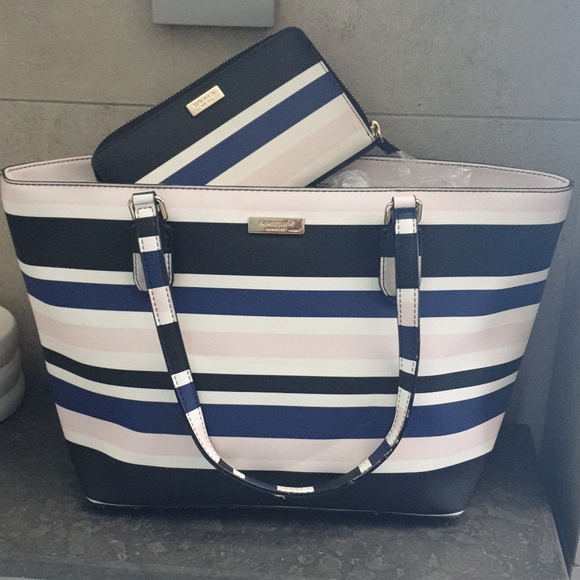Kate Spade Laurel Tote Bag & Wallet - Picture 1 of 8